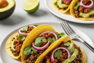 Wholesome Lentil Tacos with Creamy Avocado Twist