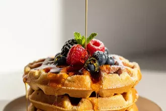 Fluffy Vegan Waffles: A Delicious Plant-Based Morning Treat