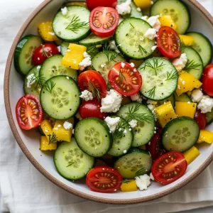 Fresh & Creamy: The Ultimate Cucumber Tomato Salad Recipe