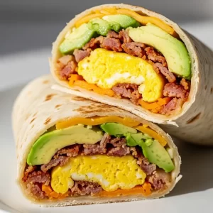 Wrap Up Flavor: Keto Breakfast Burrito with Low-Carb Tortilla 
