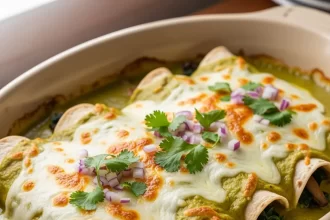 Savor the Flavor: Spinach & Mushroom Enchiladas Recipe