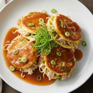 Egg Foo Young with Chicken: A Savory Stir-Fried Delight
