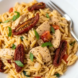 Creamy Sun-Dried Tomato Chicken Orzo: A Flavorful Feast