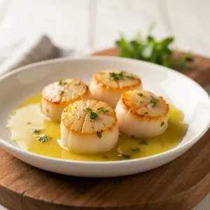 Zesty Lemon Garlic Butter Scallops: A Simple Seafood Delight