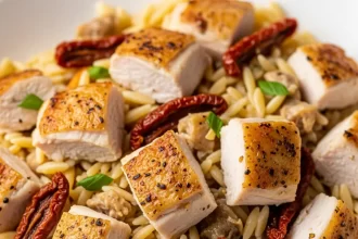 Creamy Sun-Dried Tomato Chicken Orzo: A Flavorful Feast