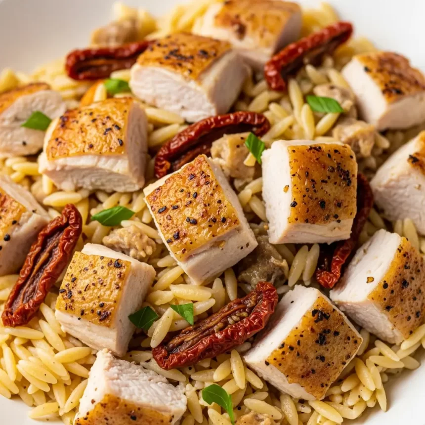 Creamy Sun-Dried Tomato Chicken Orzo: A Flavorful Feast