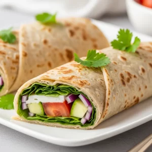 Effortless No-Cook Greek Chicken Wraps: Fresh & Flavorful
