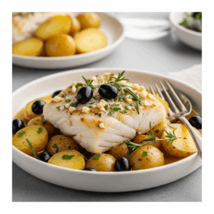 One-Pot Cod with Potatoes & Olives: Simple Flavor Fusion
