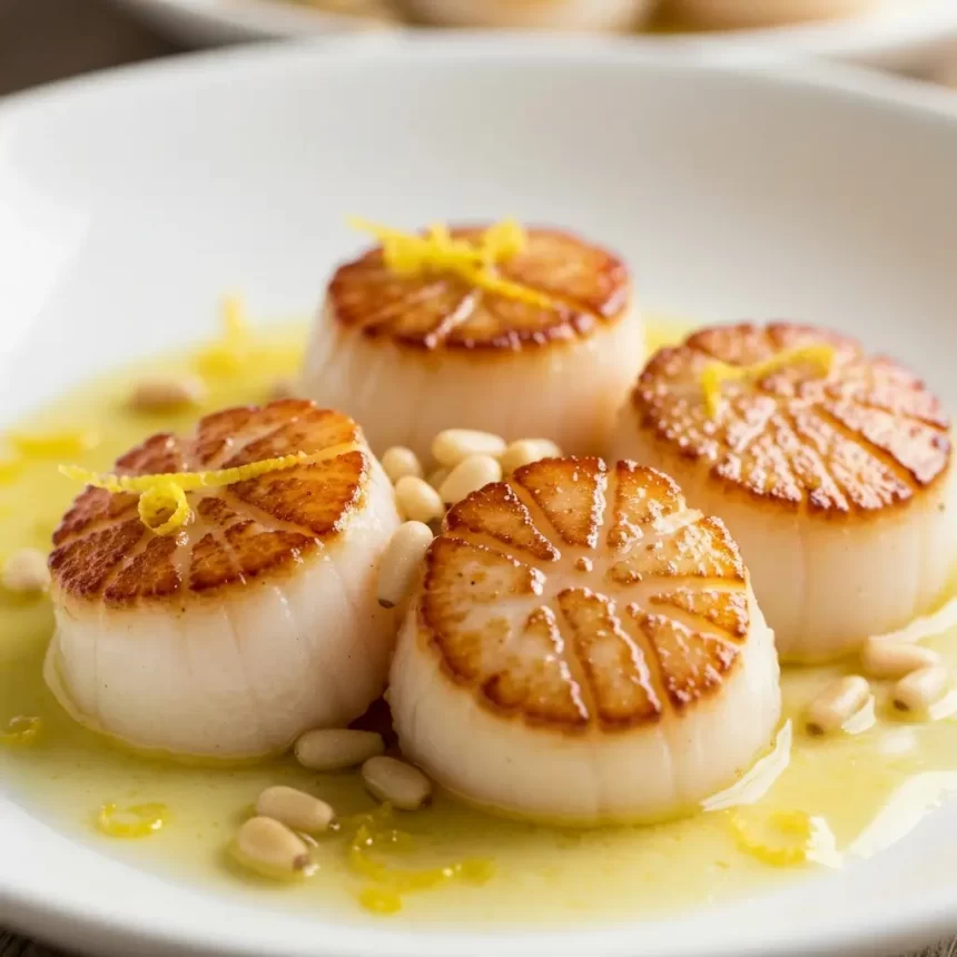 Zesty Lemon Garlic Butter Scallops: A Simple Seafood Delight