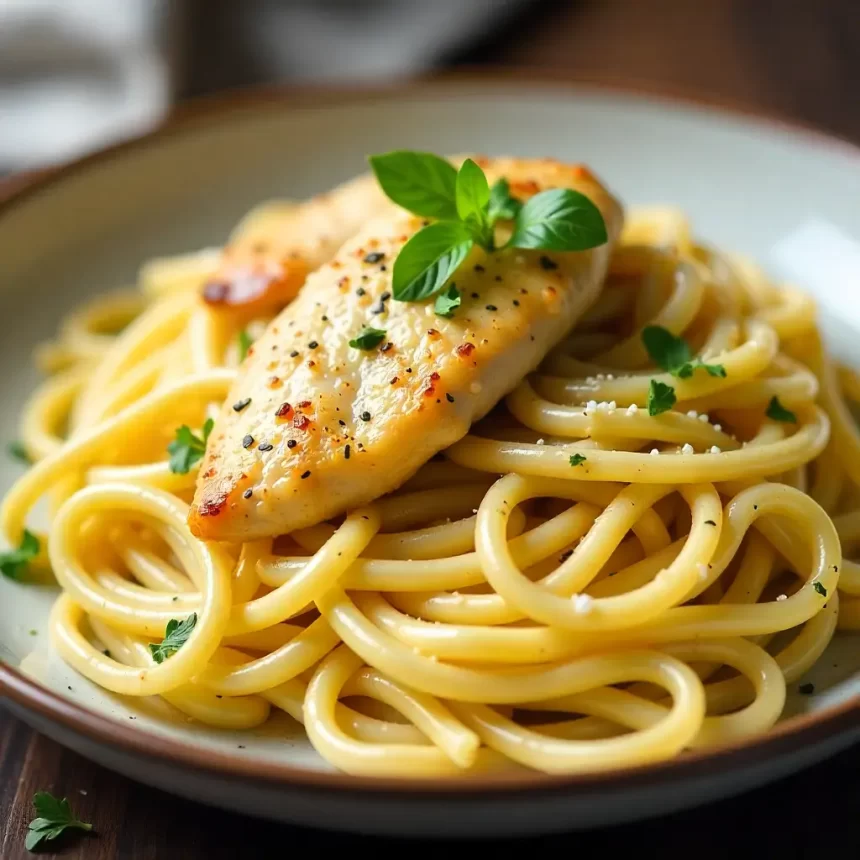 Garlic Parmesan Chicken Pasta: A Creamy Comfort Classic