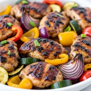 One-Pan Balsamic Chicken & Veggies: Simple, Flavor-Packed Meal