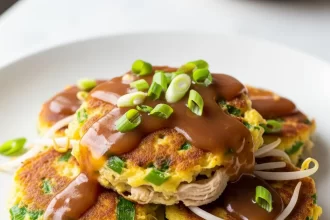 Egg Foo Young with Chicken: A Savory Stir-Fried Delight