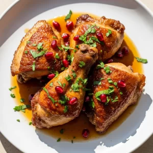 Tangy Pomegranate Glazed Chicken: A Flavorful Delight