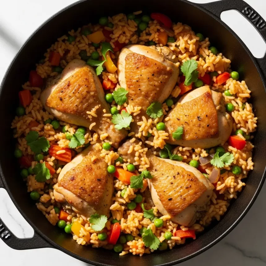 One-Pot Chicken & Rice: Simplify Dinner with Flavorful Ease