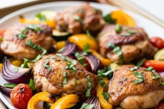 One-Pan Balsamic Chicken & Veggies: Simple, Flavor-Packed Meal