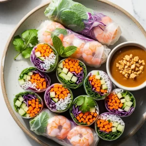 Fresh & Fast: Shrimp and Veggie Spring Rolls Recipe Delight