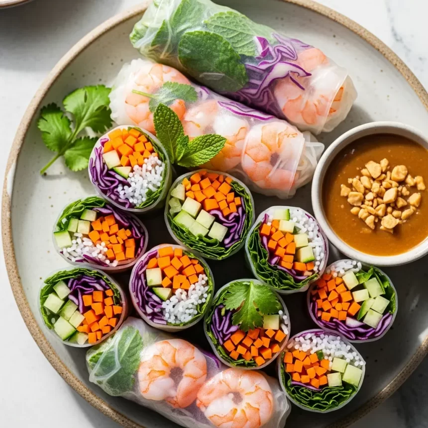 Fresh & Fast: Shrimp and Veggie Spring Rolls Recipe Delight