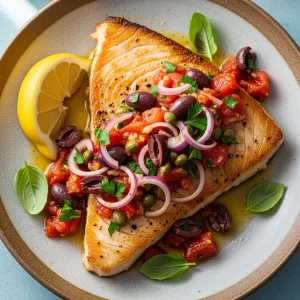 Swordfish alla Siciliana: A Zesty Sicilian Sea Delight