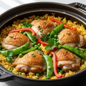 One-Pot Chicken & Rice: Simplify Dinner with Flavorful Ease