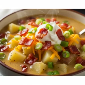 Hearty Classic Loaded Potato Soup: A Timeless Comfort Recipe