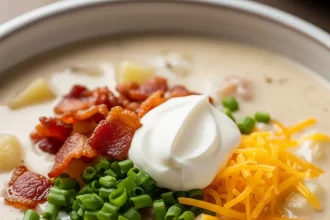 Hearty Classic Loaded Potato Soup: A Timeless Comfort Recipe