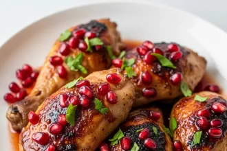 Tangy Pomegranate Glazed Chicken: A Flavorful Delight