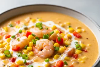 Creamy Shrimp and Corn Chowder: Simple Comfort in a Bowl