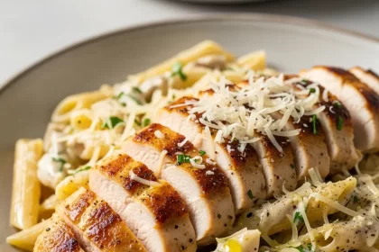 Creamy Garlic Parmesan Chicken Pasta: A Flavorful Feast