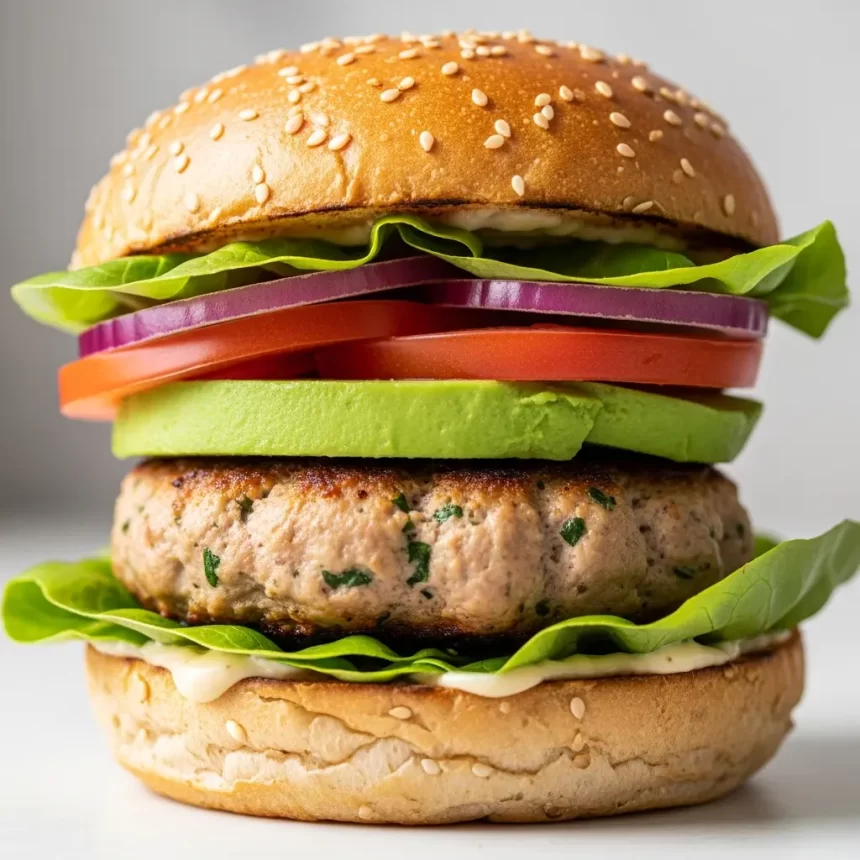 Nourish Your Cravings: Healthy Turkey Burgers with Avocado