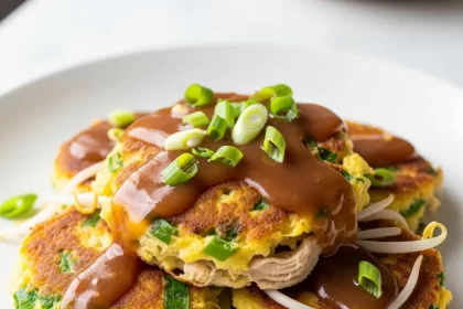 Egg Foo Young with Chicken: A Savory Stir-Fried Delight