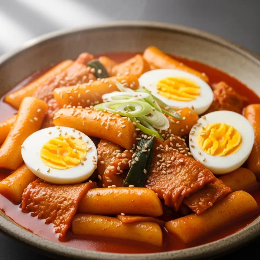 Tteokbokki Unveiled: The Fiery Delight of Spicy Rice Cakes