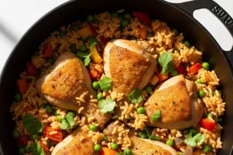 One-Pot Chicken & Rice: Simplify Dinner with Flavorful Ease