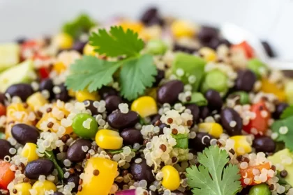 Power-Packed Quinoa Salad with Black Beans: Nutritious & Easy