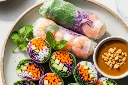 Fresh & Fast: Shrimp and Veggie Spring Rolls Recipe Delight