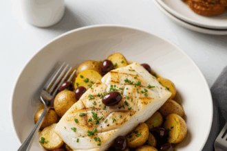 One-Pot Cod with Potatoes & Olives: Simple Flavor Fusion