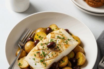 One-Pot Cod with Potatoes & Olives: Simple Flavor Fusion