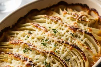 Savory Fennel Gratin with Parmesan: A Crispy Delight