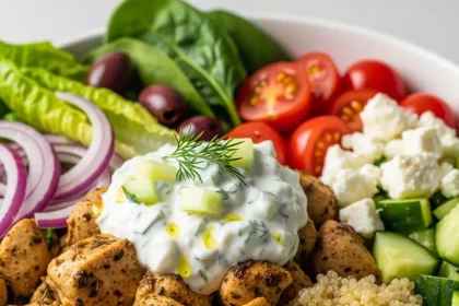 Flavorful Greek Chicken Bowls with Creamy Tzatziki Twist
