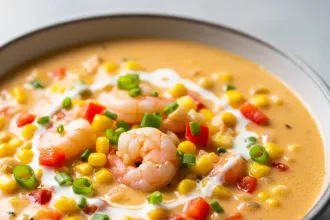 Creamy Shrimp and Corn Chowder: Simple Comfort in a Bowl
