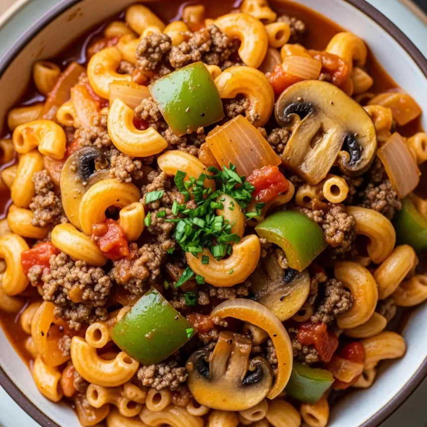 Classic American Chop Suey: A Cozy, Timeless Comfort Meal