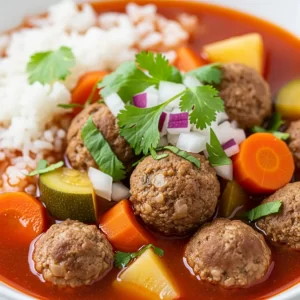 Hearty Albondigas Soup Recipe: Traditional Meatball Delight 