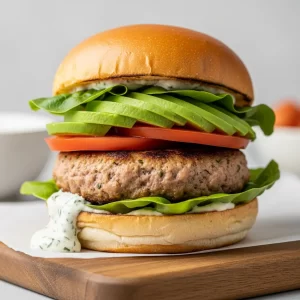 Nourish Your Cravings: Healthy Turkey Burgers with Avocado