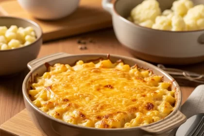 Creamy Keto Cauliflower Mac and Cheese: Low-Carb Comfort Delight