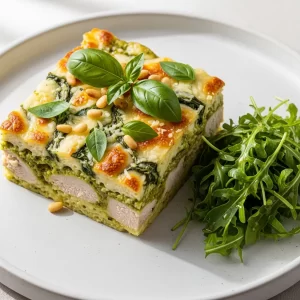 Keto Pesto Chicken Casserole: A Flavor-Packed Low-Carb Delight