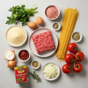 Timeless Flavor: Classic Spaghetti with Savory Beef Meatballs 