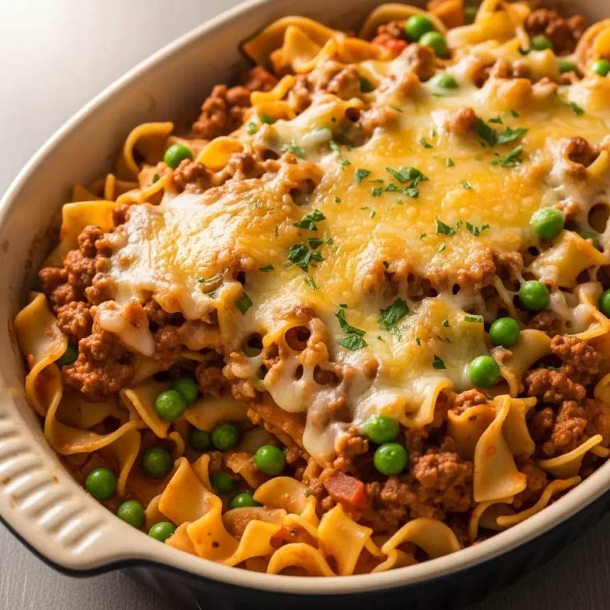 Savor the Comfort: Beef and Noodle Casserole Delight