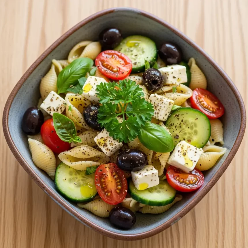 Mediterranean Pasta Salad with Olives: A Zesty Twist on Classics