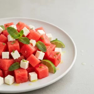 Refreshing Watermelon & Feta Salad with Mint: A Flavor Fusion