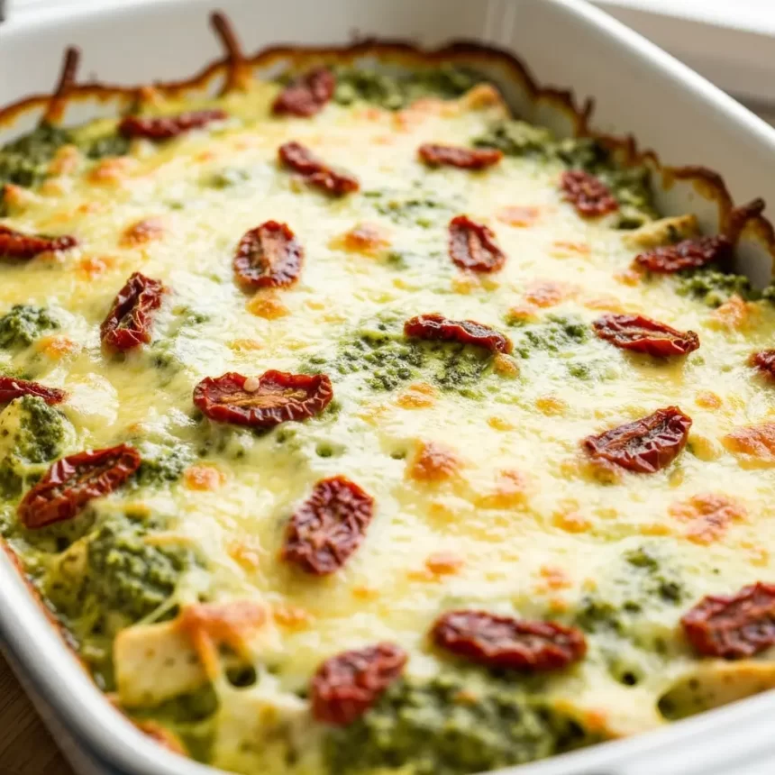Keto Pesto Chicken Casserole: A Flavor-Packed Low-Carb Delight