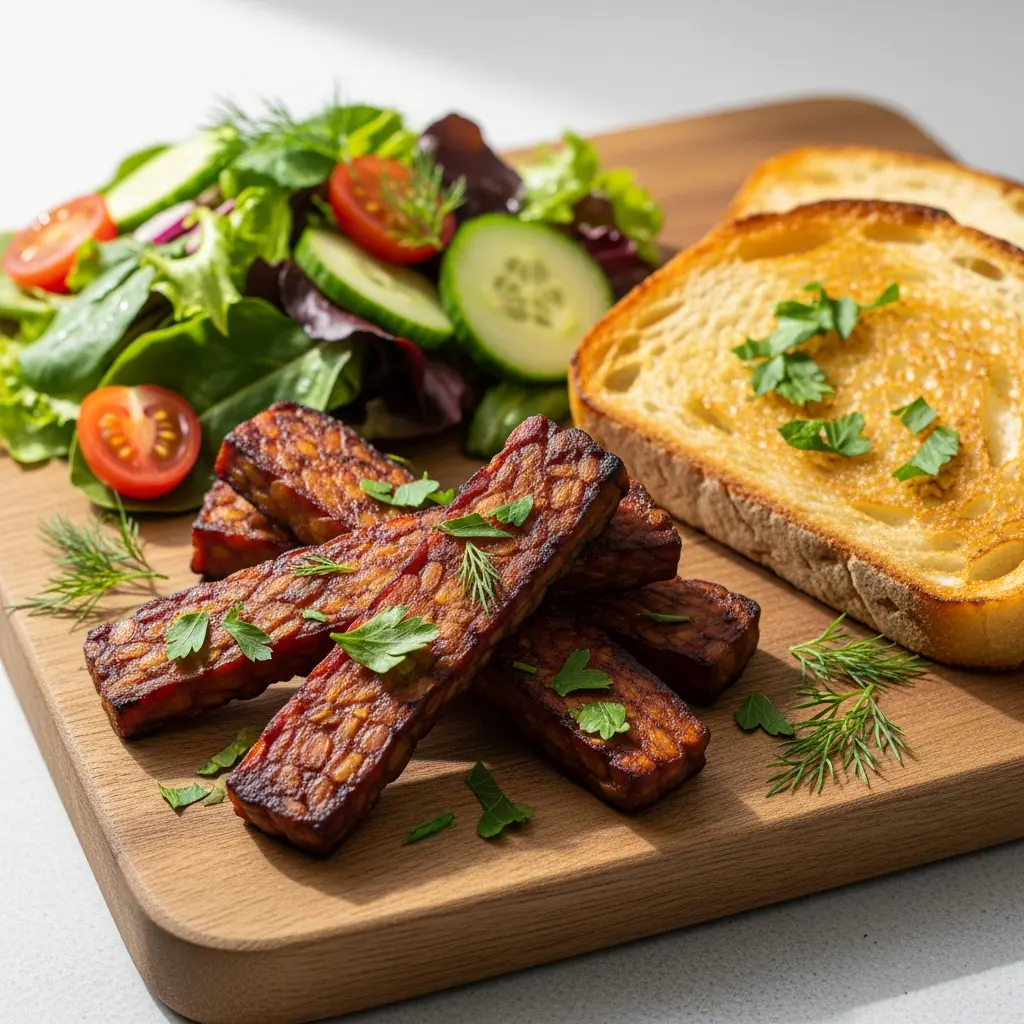 Savor Smoky Tempeh Bacon: A Tasty Vegan Twist Delight
